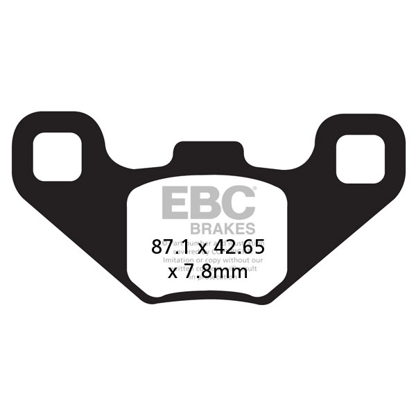 Klocki hamulcowe EBC FA490R (kpl. na 1 tarcze)