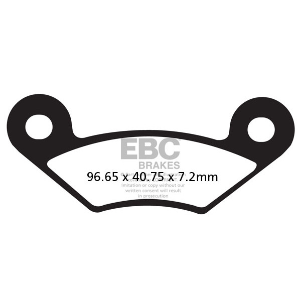Klocki hamulcowe EBC FA483R (kpl. na 1 tarcze)