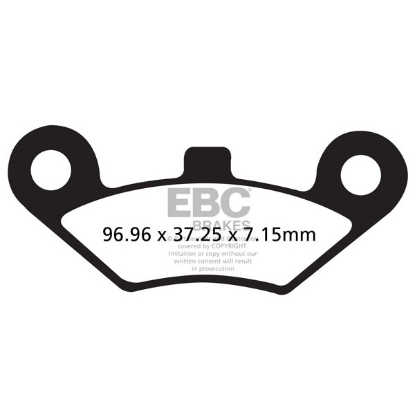 Klocki hamulcowe EBC FA453R (kpl. na 1 tarcze)