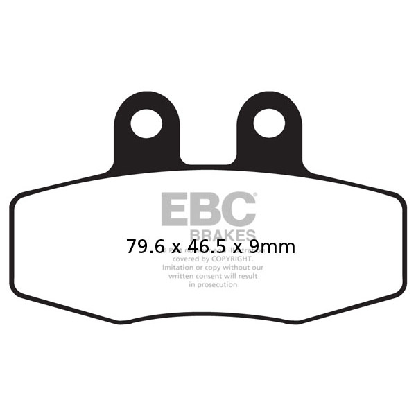 Klocki hamulcowe EBC FA132R (kpl. na 1 tarcze)
