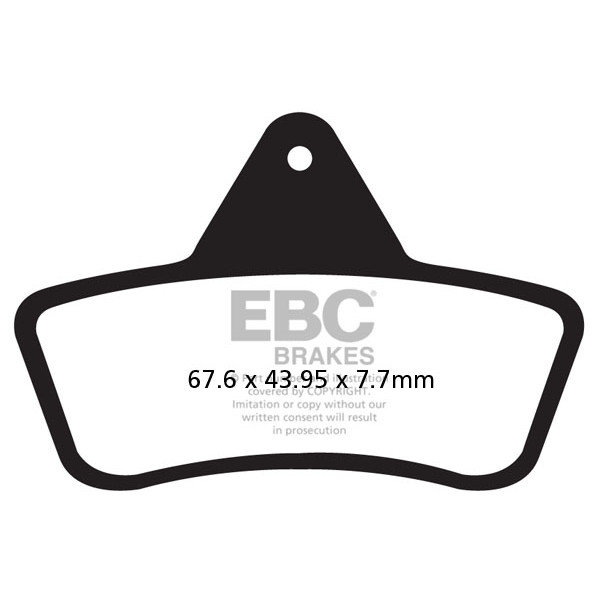 Klocki hamulcowe EBC FA271R (kpl. na 1 tarcze)