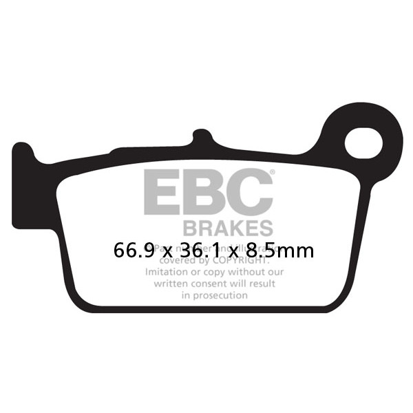 Klocki hamulcowe EBC FA367/2R (kpl. na 1 tarcze)