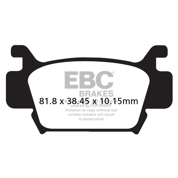 Klocki hamulcowe EBC FA410R (kpl. na 1 tarcze)