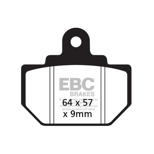 Klocki hamulcowe EBC FA111R (kpl. na 1 tarcze)