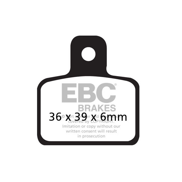 Klocki hamulcowe EBC FA351TT (kpl. na 1 tarcze)