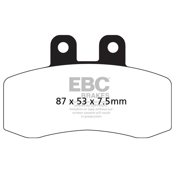 Klocki hamulcowe EBC FA177 (kpl. na 1 tarcze)