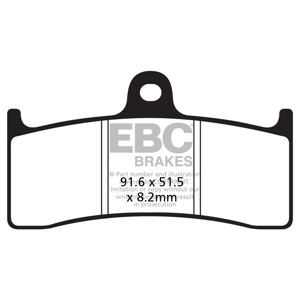 Klocki hamulcowe EBC FA424 (kpl. na 1 tarcze)