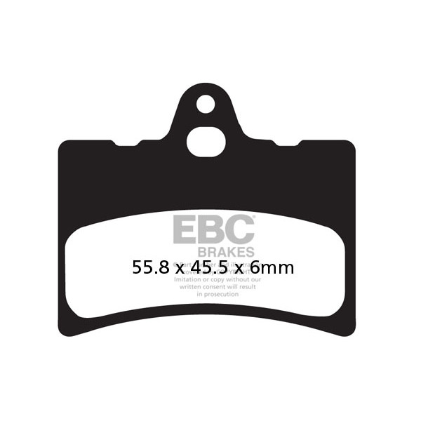 Klocki hamulcowe EBC FA156 (kpl. na 1 tarcze)