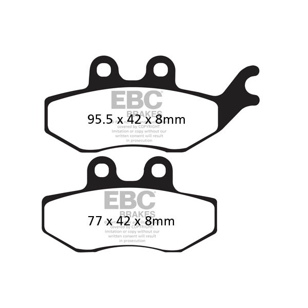 Klocki hamulcowe EBC FA374 (kpl. na 1 tarcze)