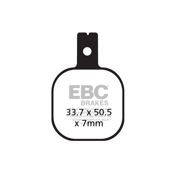 Klocki hamulcowe EBC FA175 (kpl. na 1 tarcze)
