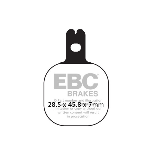 Klocki hamulcowe EBC FA184 (kpl. na 1 tarcze)