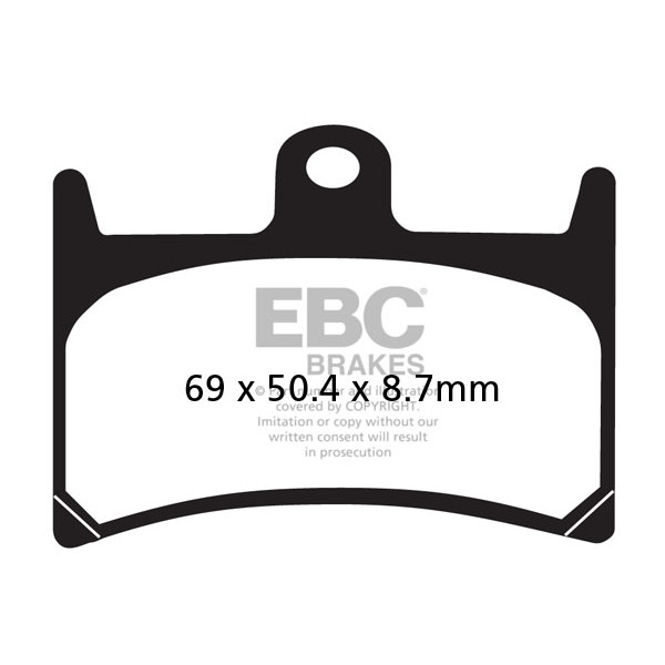 Klocki hamulcowe EBC FA220 (kpl. na 1 tarcze)