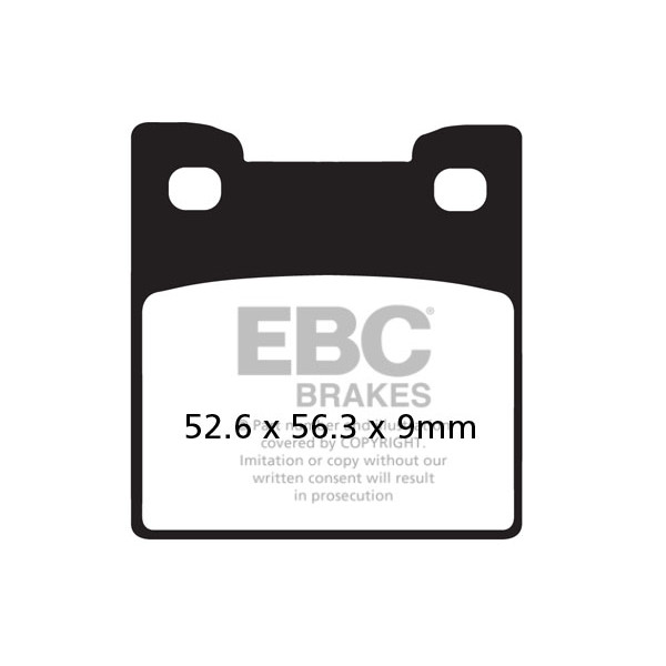 Klocki hamulcowe EBC FA222 (kpl. na 1 tarcze)
