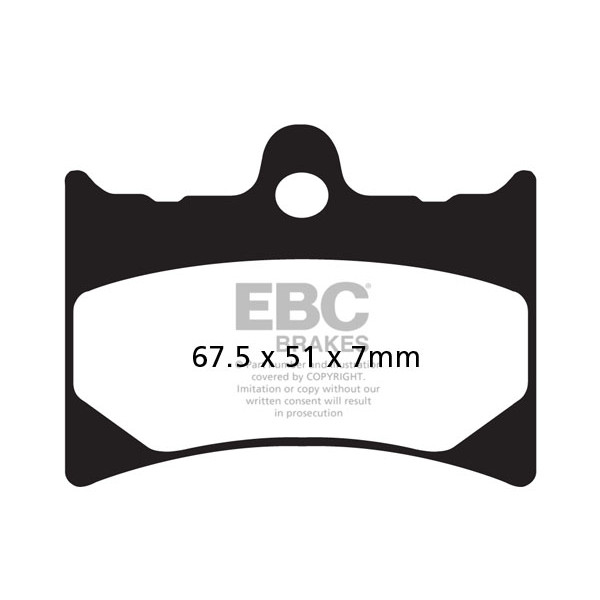 Klocki hamulcowe EBC FA126 (kpl. na 1 tarcze)
