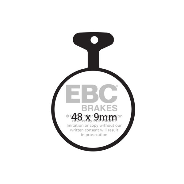 Klocki hamulcowe EBC FA011 (kpl. na 1 tarcze)
