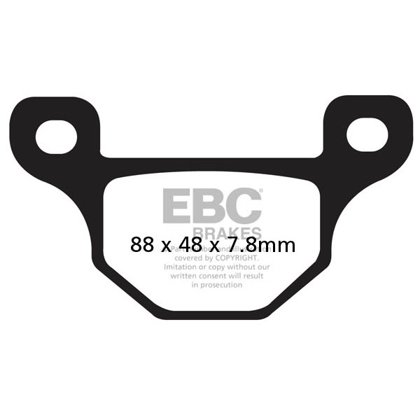 Klocki hamulcowe EBC FA481 (kpl. na 1 tarcze)