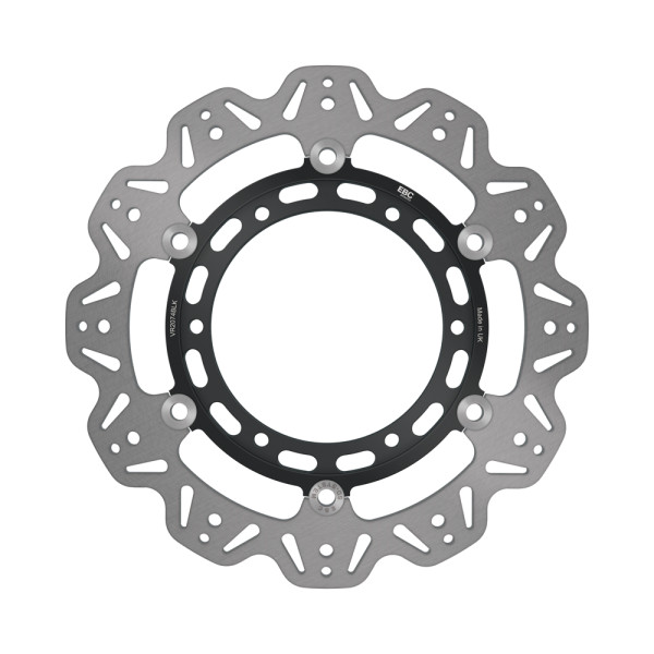 Tarcza hamulcowa motocyklowa EBC VR2074BLK VEE, czarna