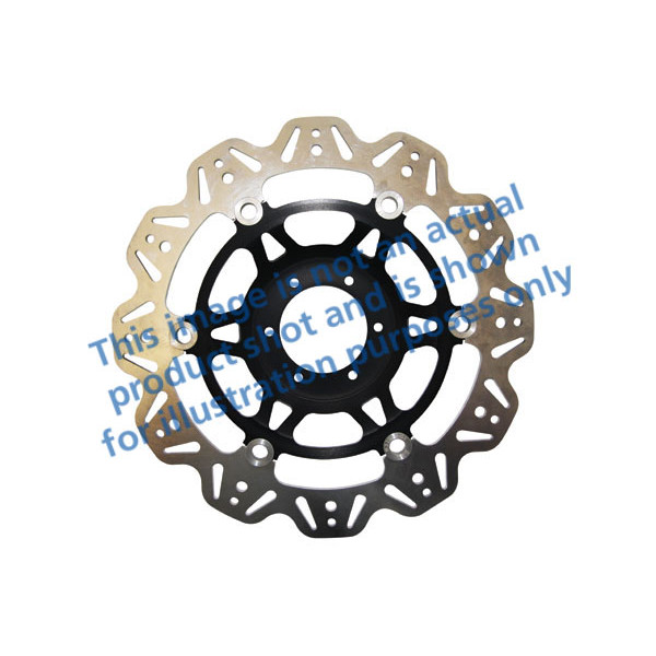 Tarcza hamulcowa motocyklowa EBC VR2082BLK VEE, czarna