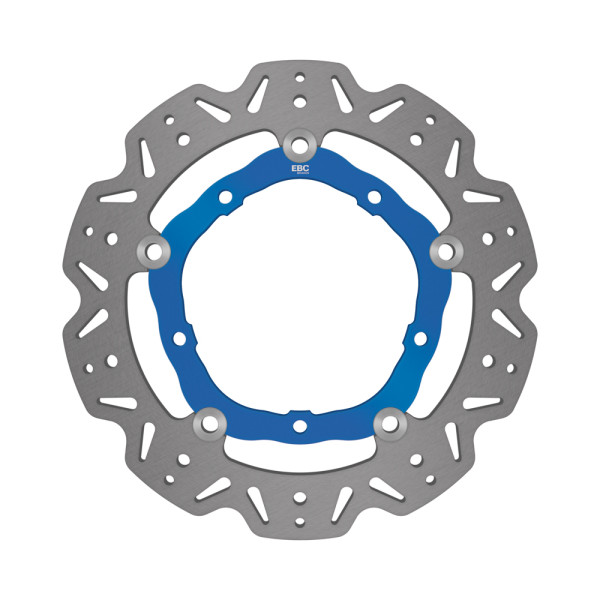 Tarcza hamulcowa motocyklowa EBC VR2127BLU VEE, niebieska