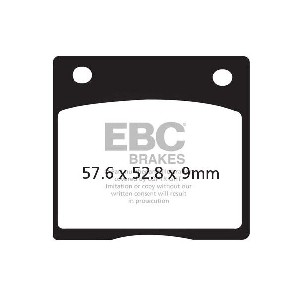 Klocki hamulcowe EBC FA036V V-PAD (kpl. na 1 tarcze)