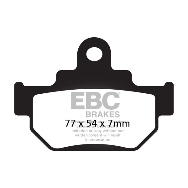 Klocki hamulcowe EBC FA106V V-PAD (kpl. na 1 tarcze)