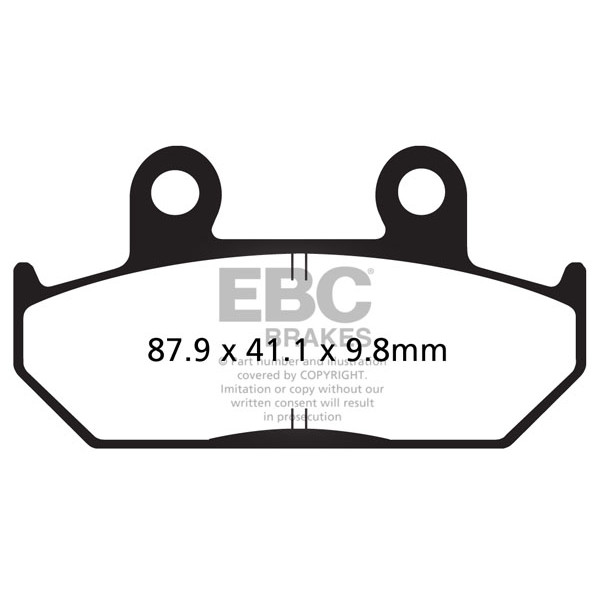 Klocki hamulcowe EBC FA124/2V V-PAD (kpl. na 1 tarcze)