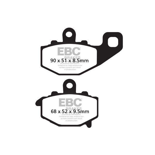 Klocki hamulcowe EBC FA192V V-PAD (kpl. na 1 tarcze)