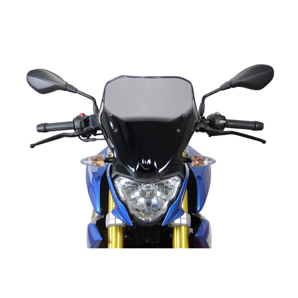 Szyba motocyklowa MRA BMW ROADSTER G 310 R, 5R31, 2016-, forma NRM, czarna
