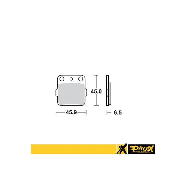 ProX Klocki Hamulcowe Tylne YZ65 '18-20 + YZ80/85 '93-20 (OEM: 4ES-W0046-50-00) (odpowiednik EBC FA084R)