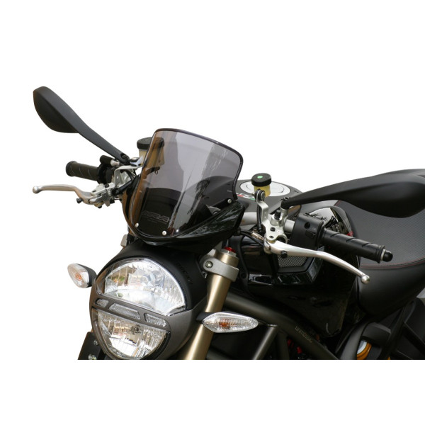 Szyba motocyklowa MRA DUCATI MONSTER 696, M5, -, forma T, przyciemniana