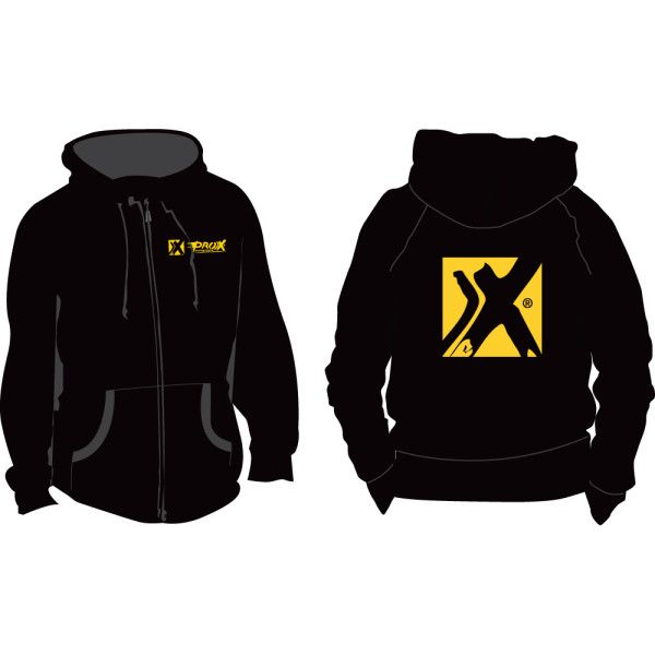 ProX Hooded Sweater Professional Line Black XXL