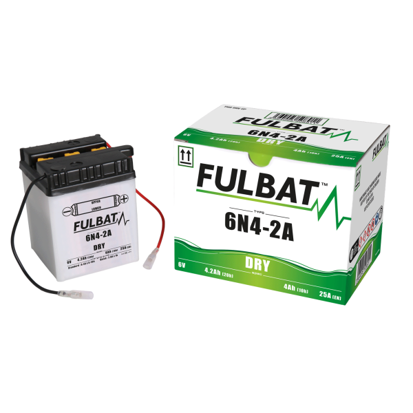 Akumulator FULBAT 6N4-2A (suchy, obsługowy, kwas w zestawie)