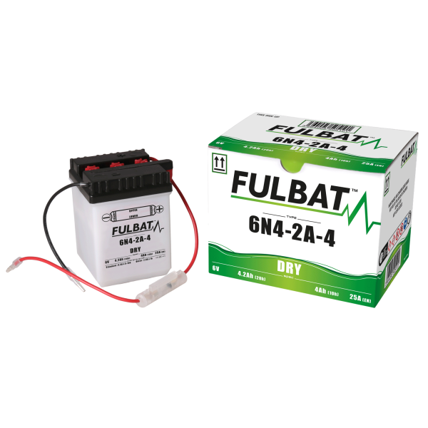 Akumulator FULBAT FUL DRY - 6N4-2A-4 (suchy, obsługowy, kwas w zestawie)