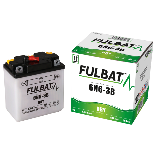 Akumulator FULBAT FUL DRY - 6N6-3B (suchy, obsługowy, kwas w zestawie)