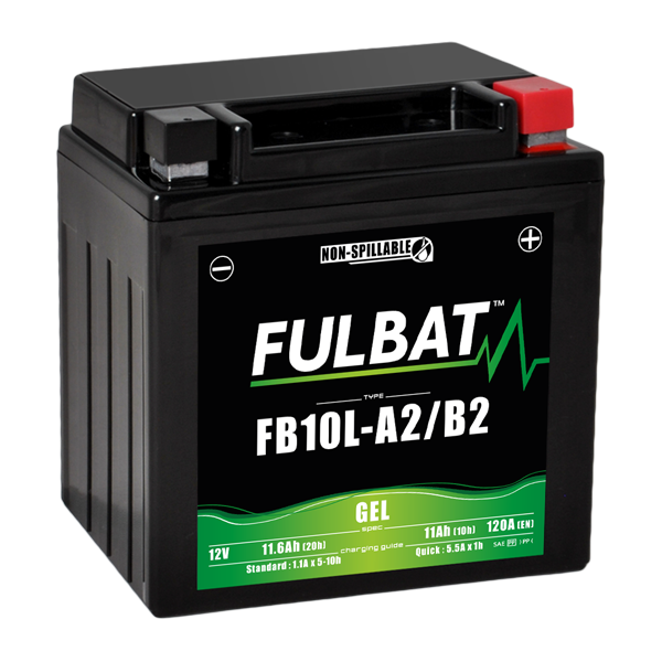 Akumulator FULBAT FUL GEL - FB10L-A2 / FB10L-B2 / YB10L-A2 / YB10L-B2 (Żelowy, bezobsługowy)