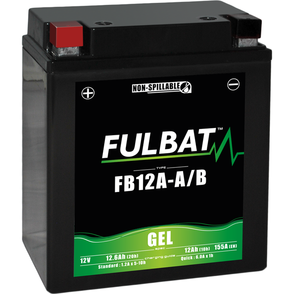 Akumulator FULBAT YB12A-A YB12A-B (12N12A-4A-1) (Żelowy, bezobsługowy)