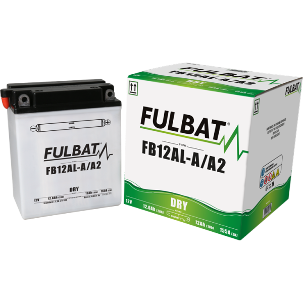 Akumulator FULBAT YB12AL-A (suchy, obsługowy, kwas w zestawie)