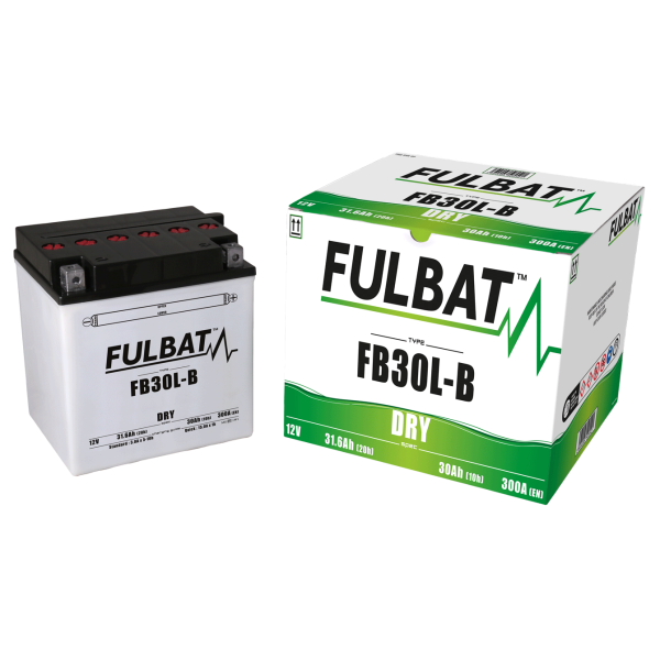 Akumulator FULBAT FUL DRY - FB30L-B / YB30L-B (suchy, obsługowy, kwas w zestawie)