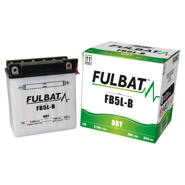 Akumulator FULBAT FUL DRY - FB5L-B / YB5L-B (suchy, obsługowy, kwas w zestawie)