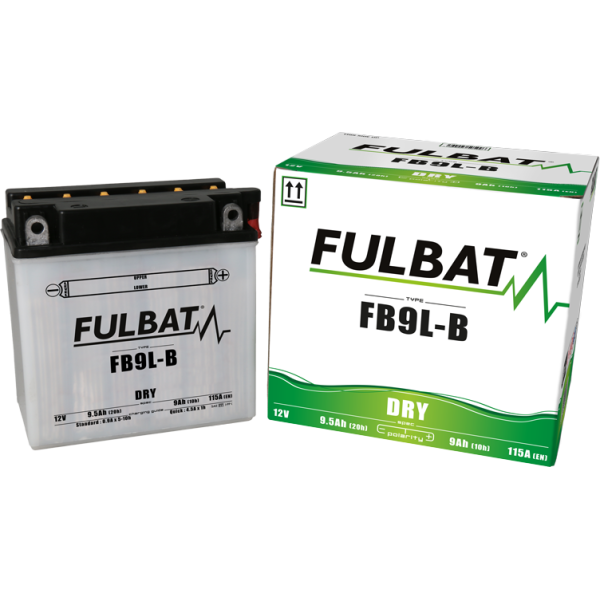 Akumulator FULBAT FUL DRY - FB9L-B / YB9L-B (suchy, obsługowy, kwas w zestawie)