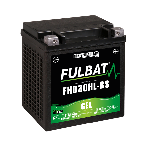 Akumulator FULBAT FUL GEL - FHD30HL-BS (H.D.) / YHD30HL-BS (Żelowy, bezobsługowy)