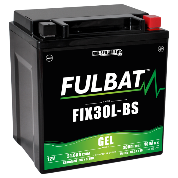 Akumulator FULBAT FUL GEL - FIX30L-BS / YIX30L-BS (Żelowy, bezobsługowy)