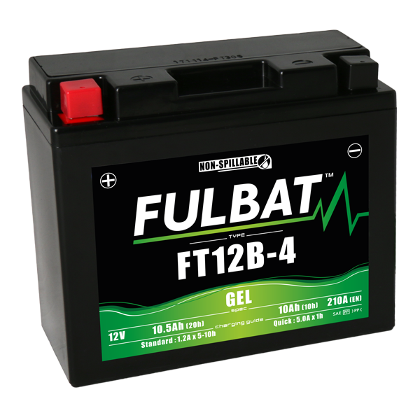 Akumulator FULBAT FUL GEL - FT12B-4 / YT12B-4 (Żelowy, bezobsługowy)