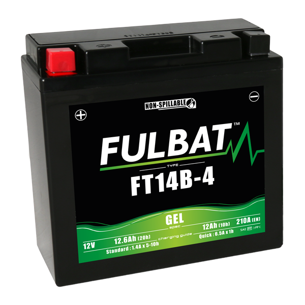 Akumulator FULBAT FUL GEL - FT14B-4 / YT14B-4 (Żelowy, bezobsługowy)