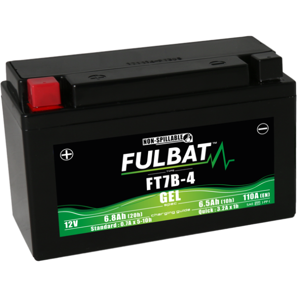 Akumulator FULBAT FUL GEL - FT7B-4 / YT7B-4 (Żelowy, bezobsługowy)