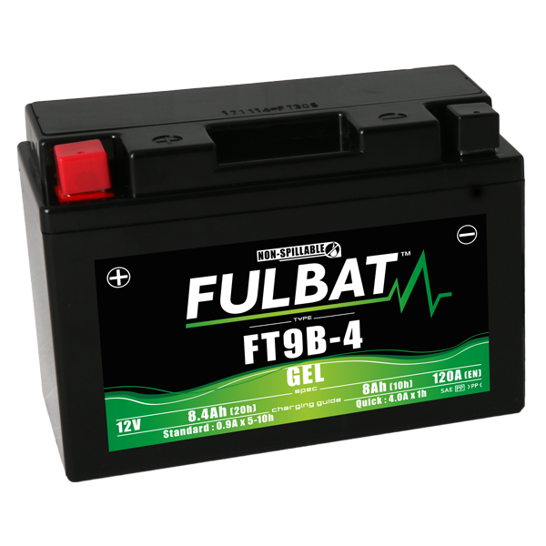 Akumulator FULBAT FUL GEL - FT9B-4 / YT9B-4 (Żelowy, bezobsługowy)