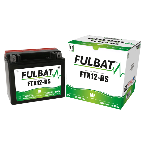 Akumulator FULBAT YTX12-BS (AGM, obsługowy, kwas w zestawie)