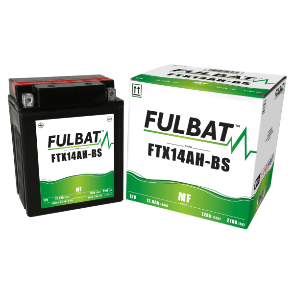 Akumulator FULBAT FUL MF - FTX14AH-BS / YTX14AH-BS (suchy, bezobsługowy, kwas w zestawie)