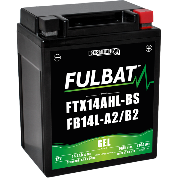 Akumulator FULBAT YB14L-A2 YB14L-B2 YTX14AHL-BS (12N14-3A) (Żelowy, bezobsługowy)