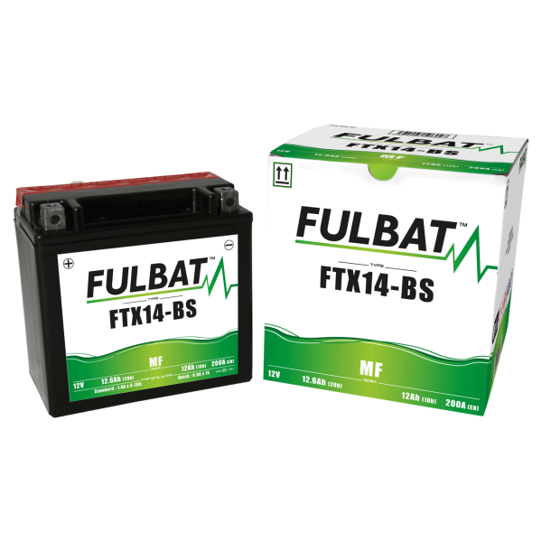 Akumulator FULBAT YTX14-BS (AGM, obsługowy, kwas w zestawie)